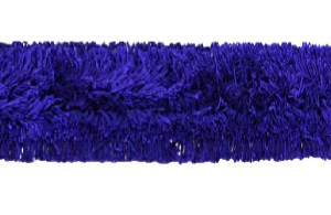 Zwabberhoes acryl blauw, 100 cm, met drukknopen