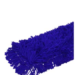 Zwabberhoes acryl met drukknopen 40 cm blauw