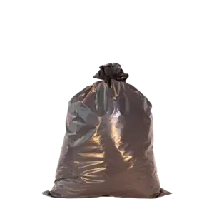 (BA)LDP afvalzak 80 x 110 cm, Zwart,T 80, doos 10 x 10 rol